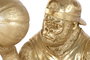 DKD Home Decor Figura de Gorila Dorado en Resina