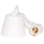 GSC Evolution Lámpara colgante silicona E27 1M Blanco