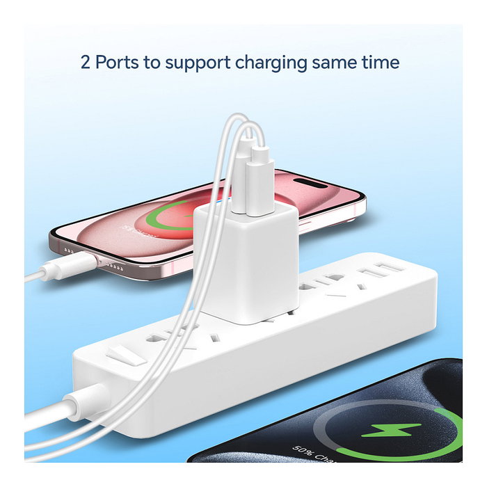 Conceptronic ALTHEA15W Cargador de Pared 20W Blanco USB-C y USB-A GaN Conceptronic ALTHEA15W Cargador de Pared 20W Blanco USB-C y USB-A GaN