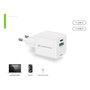Conceptronic ALTHEA15W Cargador de Pared 20W Blanco USB-C y USB-A GaN