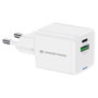 Conceptronic ALTHEA15W Cargador de Pared 20W Blanco USB-C y USB-A GaN