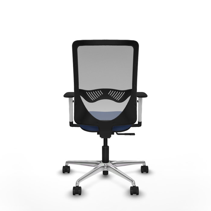 PIQUERAS Y CRESPO Silla de oficina Zulema con mecanismo Sincro, Azul marino y Gris PIQUERAS Y CRESPO Silla de oficina Zulema con mecanismo Sincro, Azul marino y Gris