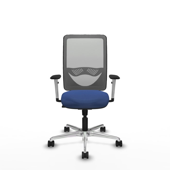 PIQUERAS Y CRESPO Silla de oficina Zulema con mecanismo Sincro, Azul marino y Gris PIQUERAS Y CRESPO Silla de oficina Zulema con mecanismo Sincro, Azul marino y Gris