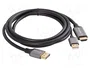Lanberg Cable DisplayPort a HDMI 4K 1,8m