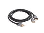 Lanberg Cable DisplayPort a HDMI 4K 1,8m