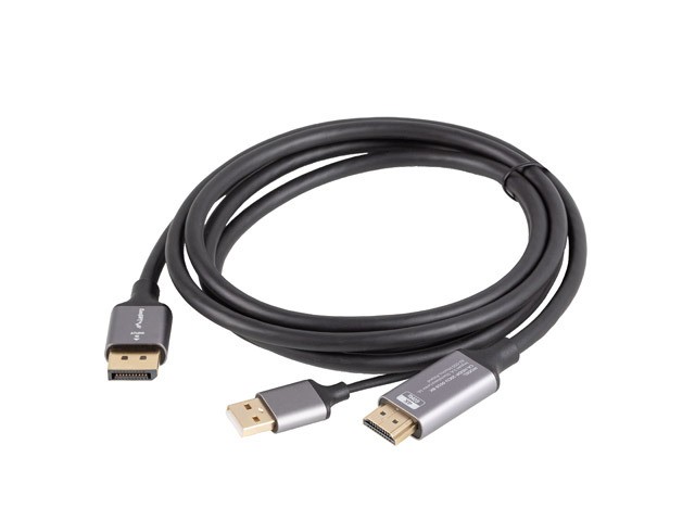 Lanberg Cable DisplayPort a HDMI 4K 1,8m