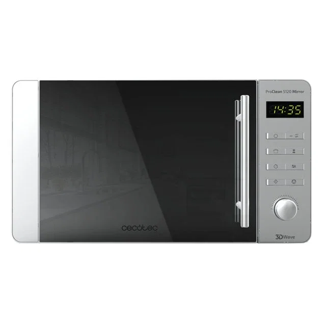 Cecotec ProClean 5120 Mirror Microondas con Grill 20 L 700 W Acero