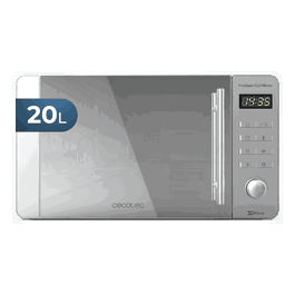 Cecotec ProClean 5120 Mirror Microondas con grill de 20 L