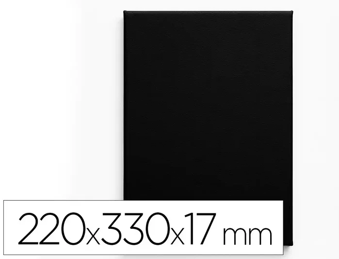 Liderpapel Bastidor Negro 22x33 cm de Lienzo de Algodón 100% Liderpapel Bastidor Negro 22x33 cm de Lienzo de Algodón 100%