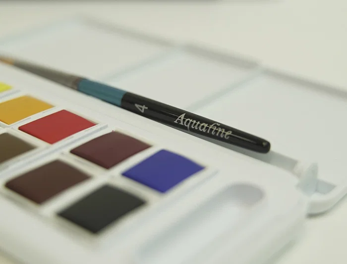 Daler rowney Acuarela Aquafine travel set caja de 12 colores surtidos