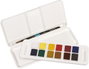 Daler rowney Set de viaje de acuarelas Aquafine con 12 colores surtidos y pincel
