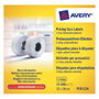 AVERY-DENNISON Etiquetas de Precios Adhesivo Removible 26x12 mm Blanco Rollo 1.500 uds.