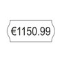 AVERY-DENNISON Etiquetas de Precios Adhesivo Removible 26x12 mm Blanco Rollo 1.500 uds.