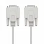 Nanocable Cable Serie DB9 Hembra a DB9 Hembra para Módem, 1.80 Metros, Color Beige