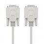 Nanocable Cable Serie Null Modem DB9 Hembra a DB9 Hembra 1,8 m Beige