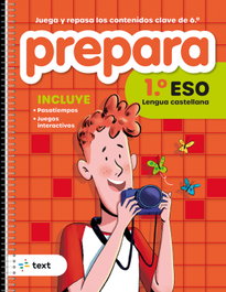 TEXT EDUCACIO, Prepara 1r ESO Lengua castellana - (25).PREPARA LENGUA 1R.ESO CUAD.VACACIONES