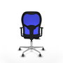 PIQUERAS Y CRESPO Silla de oficina Jorquera con mecanismo Sincro/Traslack Azul