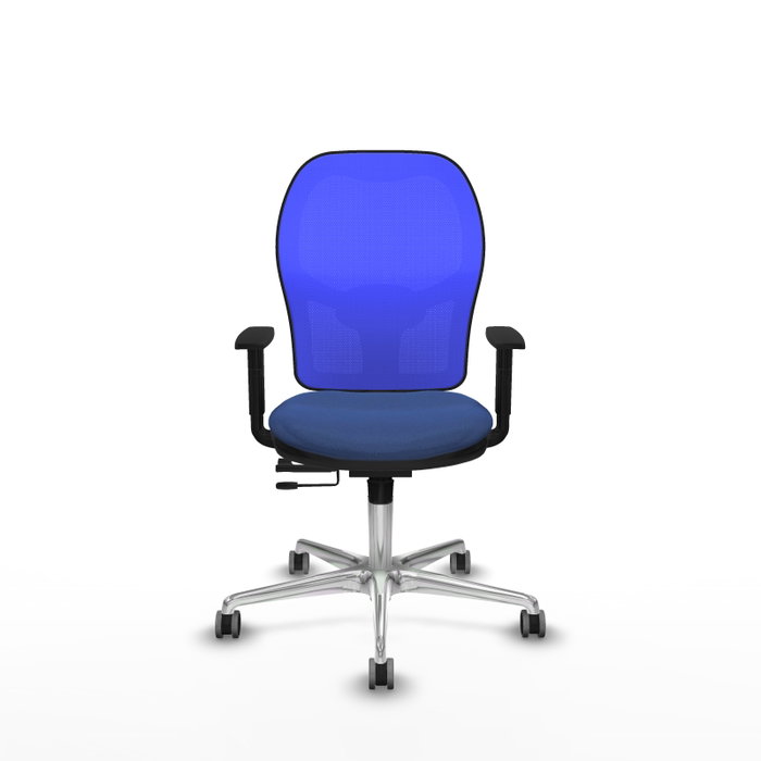 PIQUERAS Y CRESPO Silla de oficina Jorquera con mecanismo Sincro/Traslack Azul PIQUERAS Y CRESPO Silla de oficina Jorquera con mecanismo Sincro/Traslack Azul