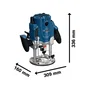 Bosch Professional Fresadora GOF 20-12 L 2000W 16mm