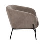 Sillón Taupe Tejido-Metal 77 X 72 X 68 cm