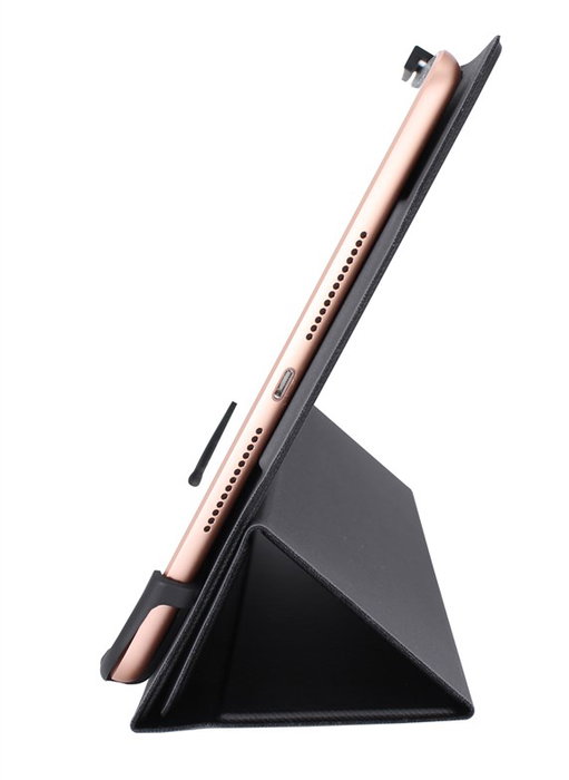 Elbe FU-002 Funda Universal para Tablet 9' a 10.2' Negra, Fácil Acceso Cámara, Tela PU