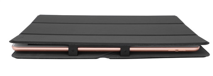 Elbe FU-002 Funda Universal para Tablet 9' a 10.2' Negra, Fácil Acceso Cámara, Tela PU