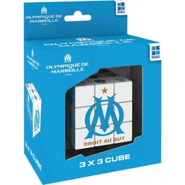 Megableu Cubo de Puzzle 3x3 Olympique de Marsella AAAIS07397 Juguete a Partir de 7 Años