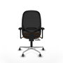 PIQUERAS Y CRESPO Silla de oficina Cilanco Naranja y Negro