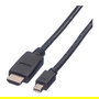 VALUE 11.99.5791 Cable Mini DisplayPort a Mini DisplayPort Macho a Macho 2m Negro Resolución 1920x1200