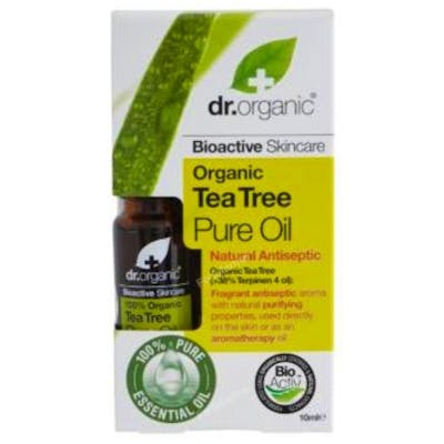 Dr. Organic Aceite Puro de Árbol de Té Orgánico 10ml con Propiedades Antibacterianas y Purificadoras Dr. Organic Aceite Puro de Árbol de Té Orgánico 10ml con Propiedades Antibacterianas y Purificadoras