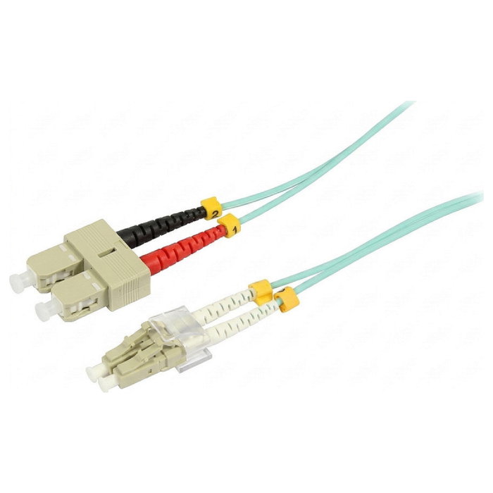 Synergy21 Cable de Parcheo de Fibra Óptica 10m LC-SC OM3 50/125um Synergy21 Cable de Parcheo de Fibra Óptica 10m LC-SC OM3 50/125um