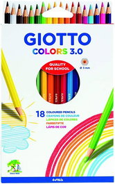 GIOTTO Lápices de Colores Colors 3.0 Estuche 20 Unidades