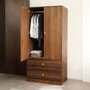 Home Deco Factory Armario Tiffany 80x52 cm Altura 180 cm Colección Cocooning