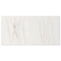 DKD Home Decor Cuadro Lienzo MDF 60x60x6 Abstracto 3D (Surtido de 2)