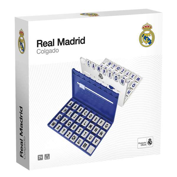 Falomir - Juego del Colgado Real Madrid (ES) - Descubre la Palabra Secreta - Juego de Mesa para 2 Jugadores (6-7 años)