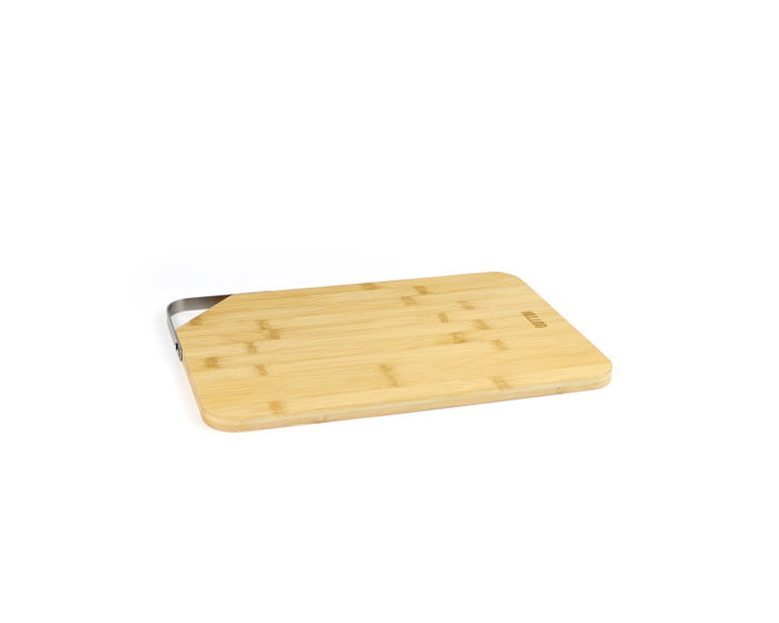 Inde Quttin Tabla de Cortar de Bambú y Metal, 12 Unidades de 31 x 20,3 cm aproximadamente. *Nota: dimensiones según proveedor 31,2 x 20,5 x 1,7 cm*