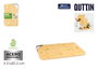 Inde Quttin Tabla de Cortar de Bambú y Metal, 12 Unidades de 31 x 20,3 cm aproximadamente. *Nota: dimensiones según proveedor 31,2 x 20,5 x 1,7 cm*