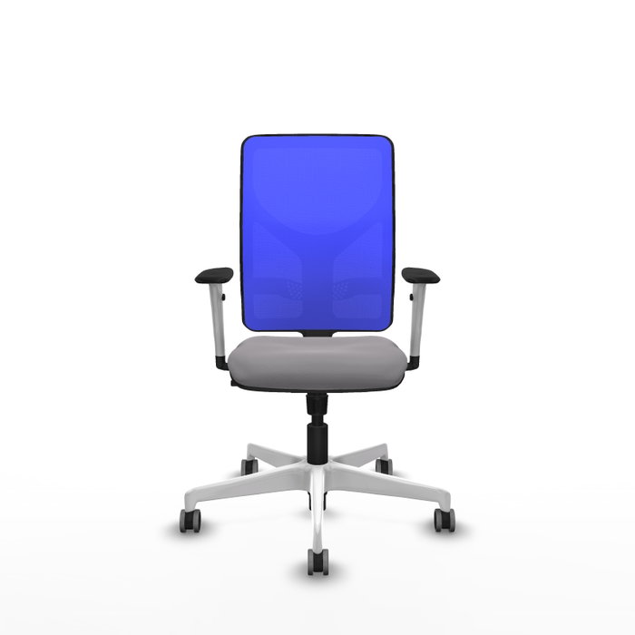 PIQUERAS Y CRESPO Silla de oficina Motilla con mecanismo Sincro, Gris y Azul PIQUERAS Y CRESPO Silla de oficina Motilla con mecanismo Sincro, Gris y Azul