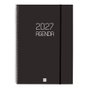 Finocam Agenda Anual 2027 Espiral Basic Negro