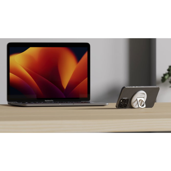Belkin Soporte para iPhone con MagSafe para Mac Notebooks Blanco MMA006btWH Belkin Soporte para iPhone con MagSafe para Mac Notebooks Blanco MMA006btWH
