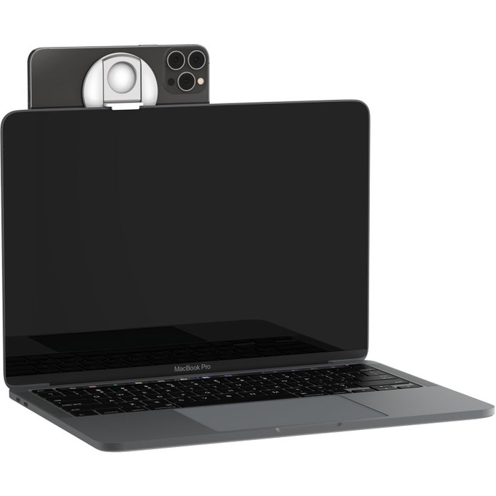 Belkin Soporte para iPhone con MagSafe para Mac Notebooks, Blanco Belkin Soporte para iPhone con MagSafe para Mac Notebooks, Blanco
