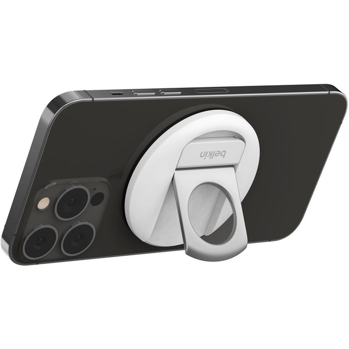 Belkin Soporte para iPhone con MagSafe para Mac Notebooks, Blanco Belkin Soporte para iPhone con MagSafe para Mac Notebooks, Blanco