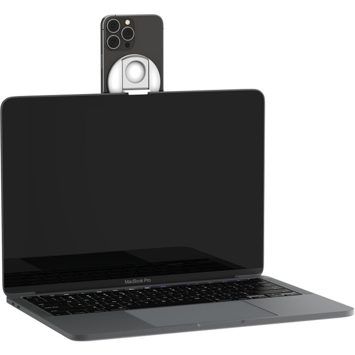 Belkin Soporte para iPhone con MagSafe para Mac Notebooks, Blanco Belkin Soporte para iPhone con MagSafe para Mac Notebooks, Blanco