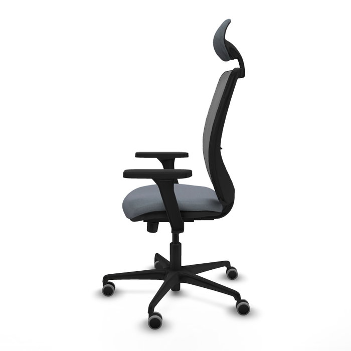 PIQUERAS Y CRESPO Silla de oficina Zulema con mecanismo Sincro/Traslack y Brazos 3D, Gris PIQUERAS Y CRESPO Silla de oficina Zulema con mecanismo Sincro/Traslack y Brazos 3D, Gris