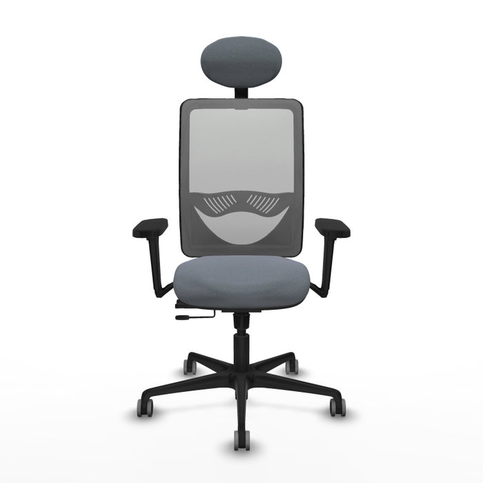 PIQUERAS Y CRESPO Silla de oficina Zulema con mecanismo Sincro/Traslack y Brazos 3D, Gris PIQUERAS Y CRESPO Silla de oficina Zulema con mecanismo Sincro/Traslack y Brazos 3D, Gris