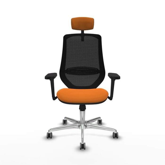 PIQUERAS Y CRESPO Silla de oficina Mardos con mecanismo Sincro Naranja y Negro PIQUERAS Y CRESPO Silla de oficina Mardos con mecanismo Sincro Naranja y Negro