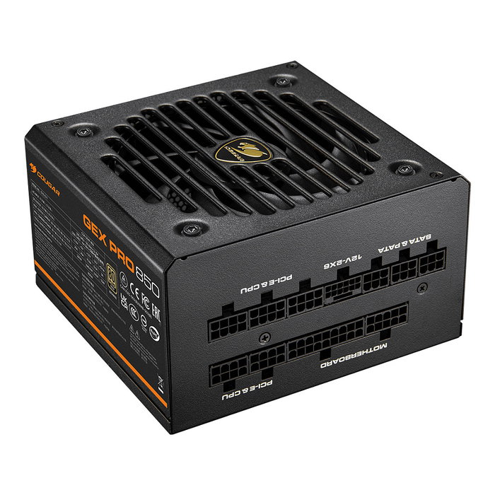 Cougar Fuente de Alimentación GEX PRO 850W ATX3.1, 850W, 80 Plus Gold, Modular Cougar Fuente de Alimentación GEX PRO 850W ATX3.1, 850W, 80 Plus Gold, Modular