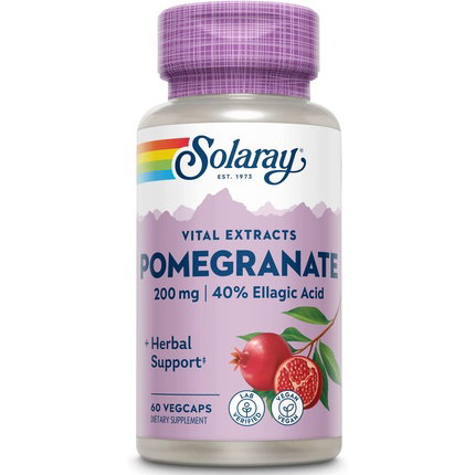 Solaray Pomegranate Granada 200 mg 60 Cápsulas