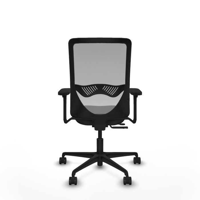 PIQUERAS Y CRESPO Silla de oficina Zulema Gris con Brazos 3D