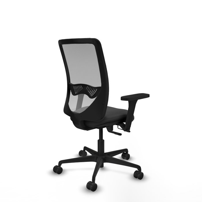 PIQUERAS Y CRESPO Silla de oficina Zulema Gris con Brazos 3D